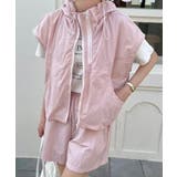 パーカーベストショートパンツセット セットアップ 韓国ファッション | COCOMOMO | 詳細画像3 