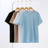 ポコポコワッフルカットソー 半袖カットソー 韓国ファッション | COCOMOMO | 詳細画像32 