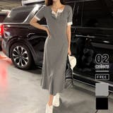 重ね着風ワンピース ワンピース カジュアルワンピース | COCOMOMO | 詳細画像1 