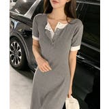 重ね着風ワンピース ワンピース カジュアルワンピース | COCOMOMO | 詳細画像2 