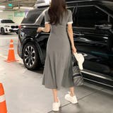 重ね着風ワンピース ワンピース カジュアルワンピース | COCOMOMO | 詳細画像8 