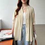 ロングシャツ バンドカラーシャツ チュニック | COCOMOMO | 詳細画像4