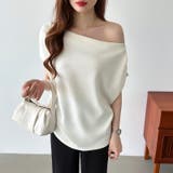 オフショル 半袖カットソー ボートネック | COCOMOMO | 詳細画像13