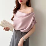 オフショル 半袖カットソー ボートネック | COCOMOMO | 詳細画像16