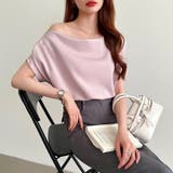 オフショル 半袖カットソー ボートネック | COCOMOMO | 詳細画像17