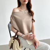 オフショル 半袖カットソー ボートネック | COCOMOMO | 詳細画像3