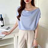 オフショル 半袖カットソー ボートネック | COCOMOMO | 詳細画像31