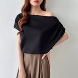 オフショル 半袖カットソー ボートネック | COCOMOMO | 詳細画像32