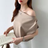 オフショル 半袖カットソー ボートネック | COCOMOMO | 詳細画像4