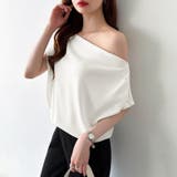 オフショル 半袖カットソー ボートネック | COCOMOMO | 詳細画像23