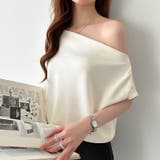 オフショル 半袖カットソー ボートネック | COCOMOMO | 詳細画像8