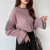 シアーブラウス キャンディスリーブ シャーリングブラウス | COCOMOMO | 詳細画像15 