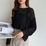 シアーブラウス キャンディスリーブ シャーリングブラウス | COCOMOMO | 詳細画像17 