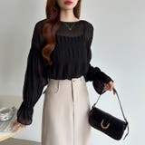 シアーブラウス キャンディスリーブ シャーリングブラウス | COCOMOMO | 詳細画像23 