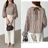 シアーブラウス キャンディスリーブ シャーリングブラウス | COCOMOMO | 詳細画像28 