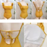 バックオープン フリル水着 モノキニ | COCOMOMO | 詳細画像24 