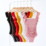 バックオープン フリル水着 モノキニ | COCOMOMO | 詳細画像26 