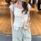 2点セット フロントリボントップス キャミソール | COCOMOMO | 詳細画像12