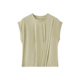 サイドスリット アシメTシャツ フレンチスリーブ | COCOMOMO | 詳細画像24