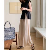 サイドスリット アシメTシャツ フレンチスリーブ | COCOMOMO | 詳細画像17