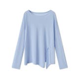 サイドスリットスラブシアーロンT シアートップス シアーカットソー | COCOMOMO | 詳細画像44