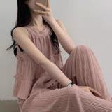 アメスリトップス＋ワイドパンツ セットアップ夏 セットアップ | COCOMOMO | 詳細画像15 