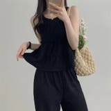 アメスリトップス＋ワイドパンツ セットアップ夏 セットアップ | COCOMOMO | 詳細画像18 