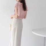 ショルダーリボンブラウス ブラウス オフィス | COCOMOMO | 詳細画像15