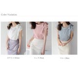 ショルダーリボンブラウス ブラウス オフィス | COCOMOMO | 詳細画像17