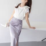 ショルダーリボンブラウス ブラウス オフィス | COCOMOMO | 詳細画像5