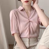 ツイストタックブラウス パフスリーブ ブラウス | COCOMOMO | 詳細画像11 