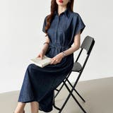 デニムワンピース シャツワンピース 夏ワンピース | COCOMOMO | 詳細画像16