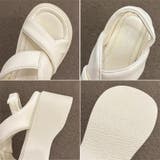 厚底サンダル クロスベルトサンダル サンダル | COCOMOMO | 詳細画像19 