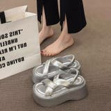 厚底サンダル クロスベルトサンダル サンダル | COCOMOMO | 詳細画像9 