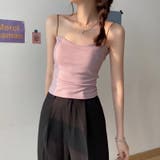 カップ付きキャミソール クロップド丈キャミソール ブラトップ | COCOMOMO | 詳細画像13 