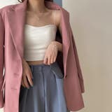 カップ付きキャミソール クロップド丈キャミソール ブラトップ | COCOMOMO | 詳細画像4 