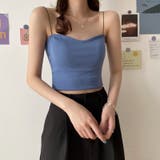 カップ付きキャミソール クロップド丈キャミソール ブラトップ | COCOMOMO | 詳細画像9 