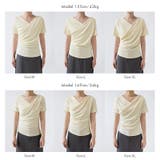 オフショル ドレープネックトップス 夏トップス | COCOMOMO | 詳細画像56 