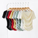 オフショル ドレープネックトップス 夏トップス | COCOMOMO | 詳細画像57 