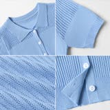 透かし編み ポロニット サマーニット | COCOMOMO | 詳細画像20 