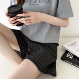 ギンガムチェックパンツ ショートパンツ ルームウェア | COCOMOMO | 詳細画像10 