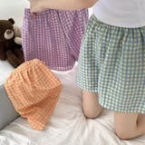 ギンガムチェックパンツ ショートパンツ ルームウェア | COCOMOMO | 詳細画像26 