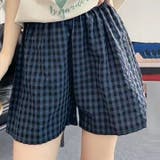 ギンガムチェックパンツ ショートパンツ ルームウェア | COCOMOMO | 詳細画像29 