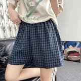 ギンガムチェックパンツ ショートパンツ ルームウェア | COCOMOMO | 詳細画像30 