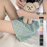 グリーン | ギンガムチェックパンツ ショートパンツ ルームウェア | COCOMOMO