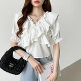 フリルブラウス オフショルダー 夏トップス | COCOMOMO | 詳細画像10