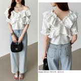 フリルブラウス オフショルダー 夏トップス | COCOMOMO | 詳細画像14