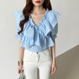 フリルブラウス オフショルダー 夏トップス | COCOMOMO | 詳細画像18