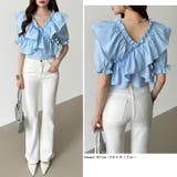 フリルブラウス オフショルダー 夏トップス | COCOMOMO | 詳細画像21