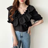 フリルブラウス オフショルダー 夏トップス | COCOMOMO | 詳細画像26